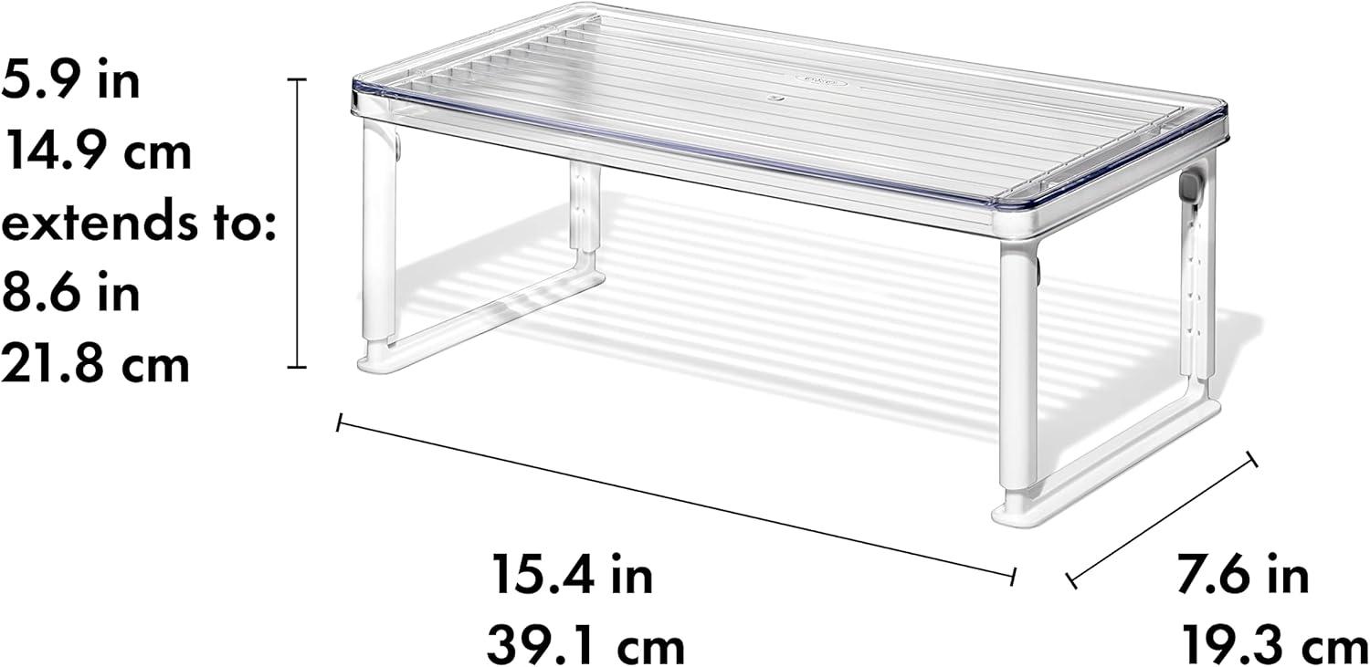 imageOXO Good Grips Adjustable Fridge Shelf RiserOne Size