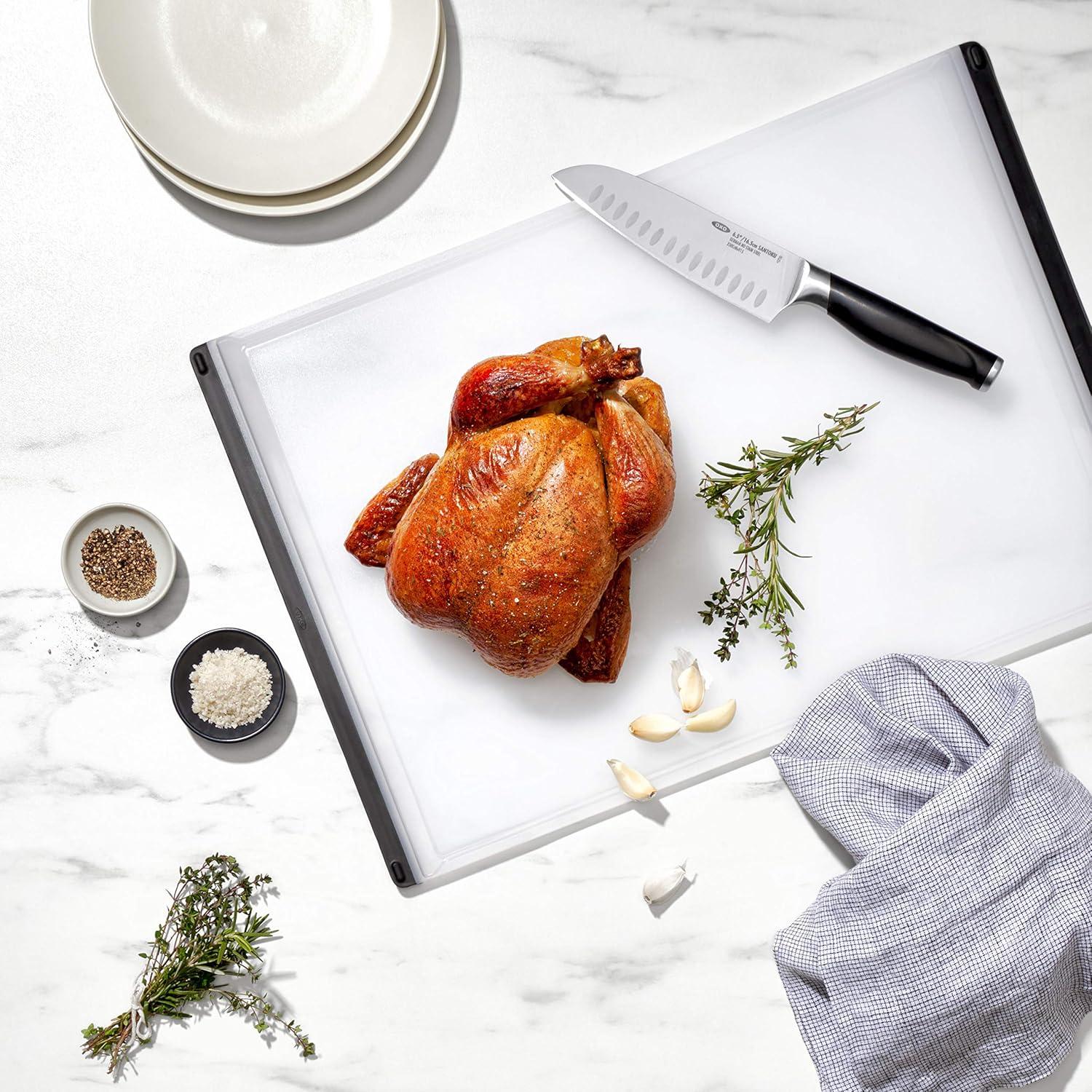 imageOXO Good Grips Plastic Utility Cutting BoardCarving Cutting Board
