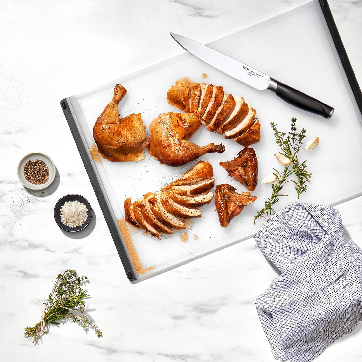 imageOXO Good Grips Plastic Utility Cutting BoardCarving Cutting Board