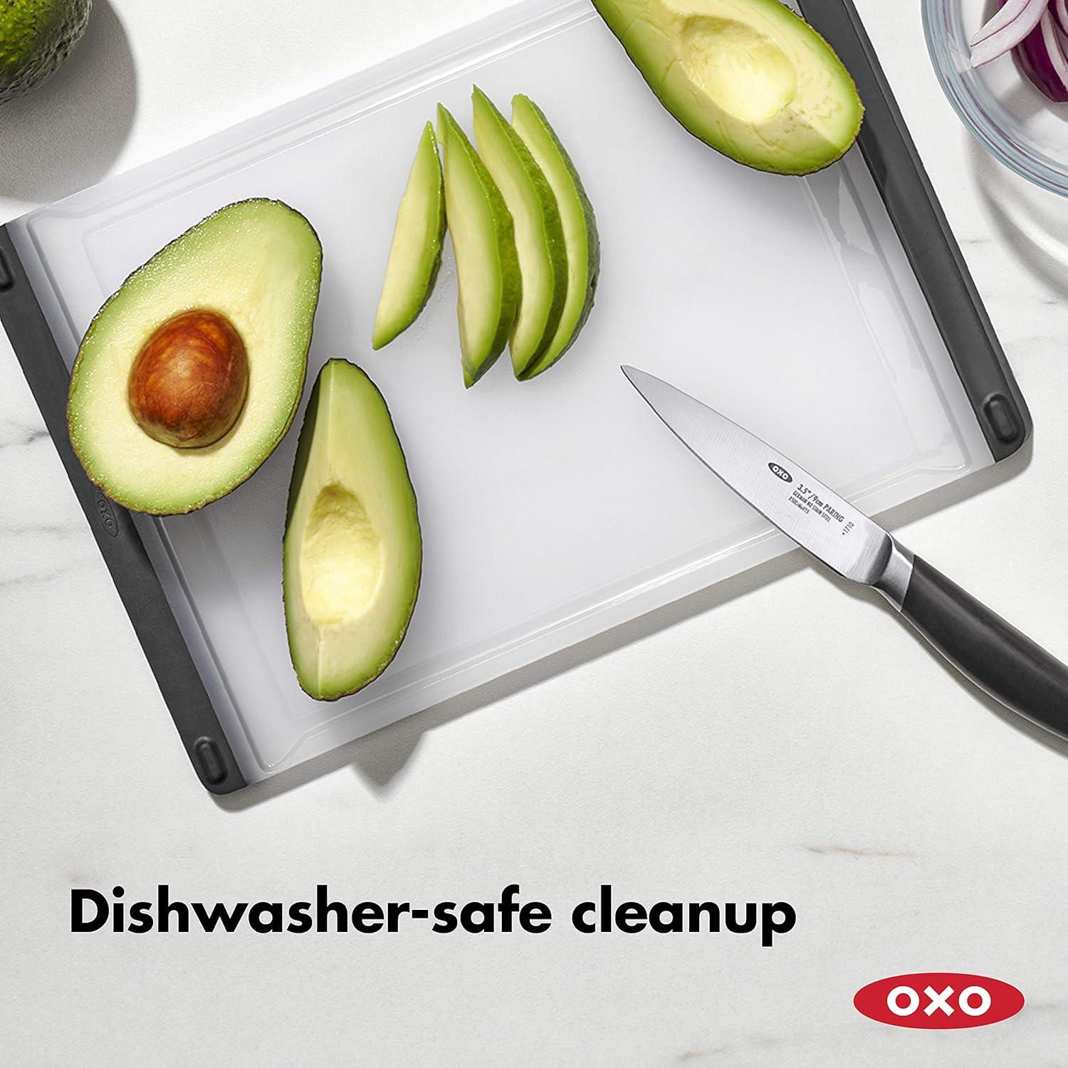 imageOXO Good Grips Plastic Utility Cutting BoardPrep Cutting Board