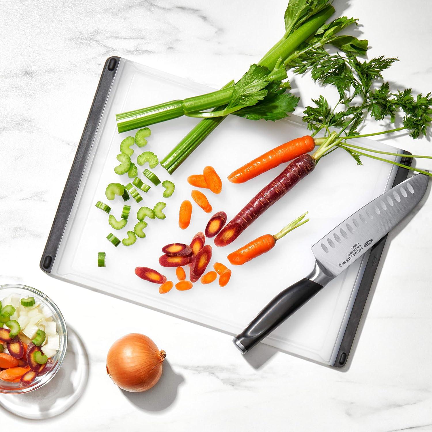 imageOXO Good Grips Plastic Utility Cutting BoardUtility Cutting Board
