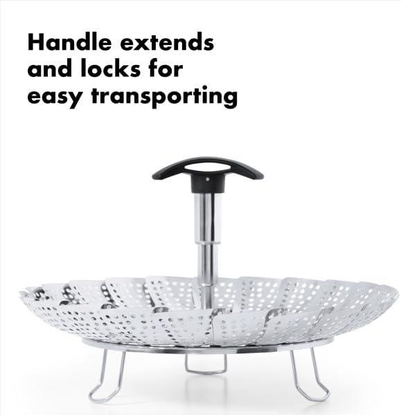 imageOXO Good Grips Stainless Steel Steamer With Extendable HandleSteamer