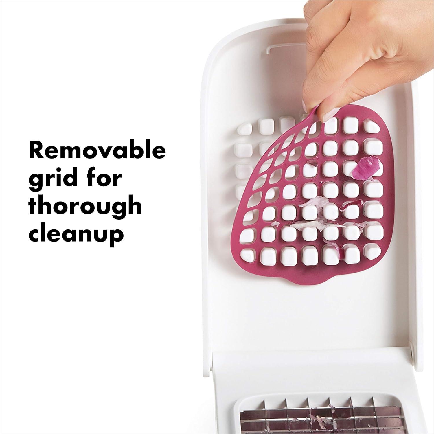 imageOXO Good Grips Vegetable and Onion Chopper with Easy Pour Opening WhiteOne Size Pack of 12
