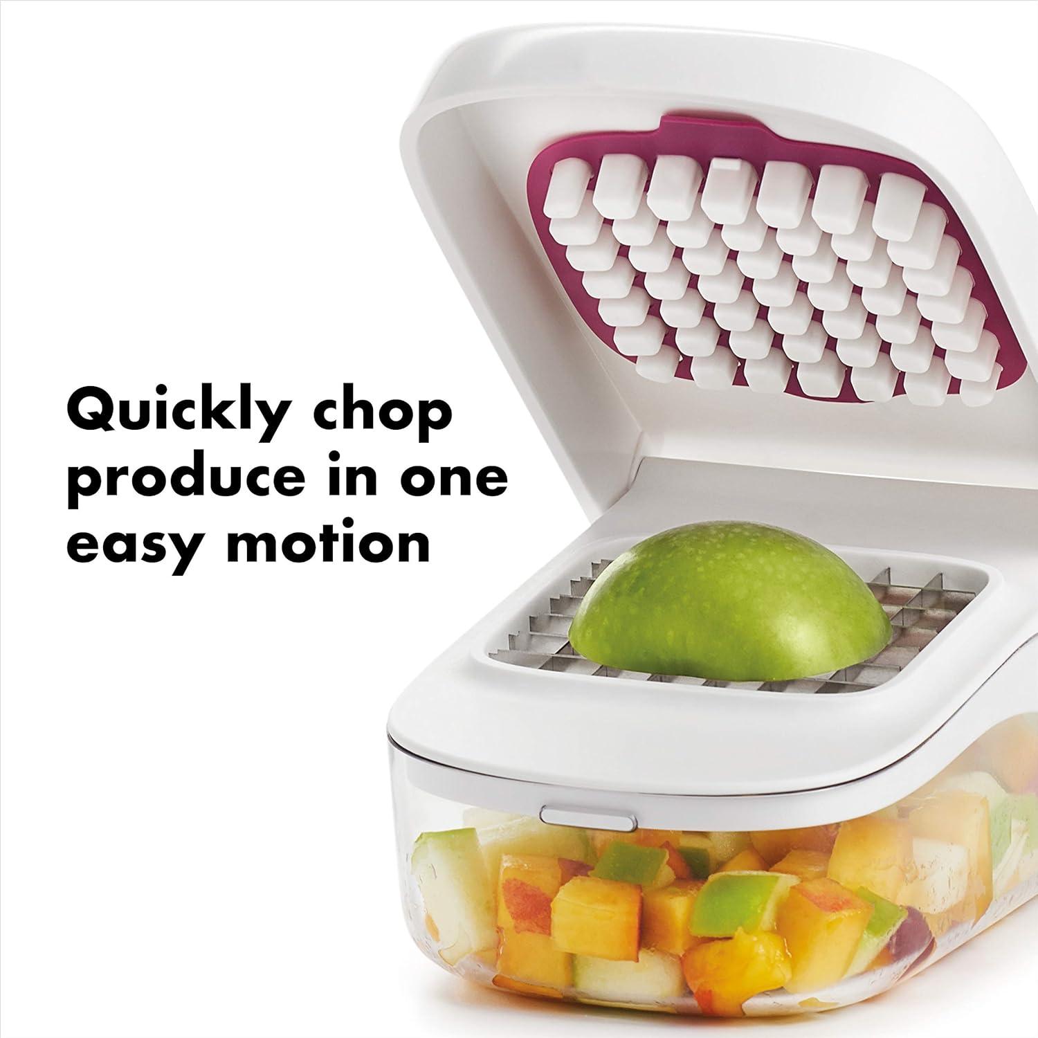 imageOXO Good Grips Vegetable and Onion Chopper with Easy Pour Opening WhiteOne Size Pack of 12