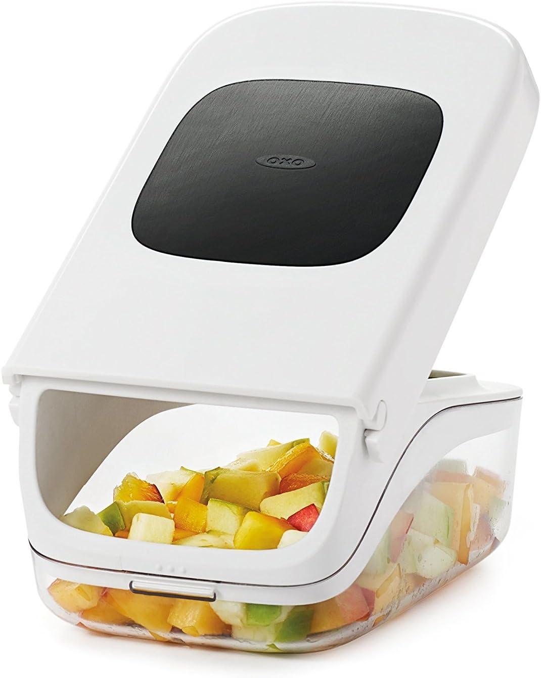 imageOXO Good Grips Vegetable and Onion Chopper with Easy Pour Opening WhiteOne Size Pack of 12