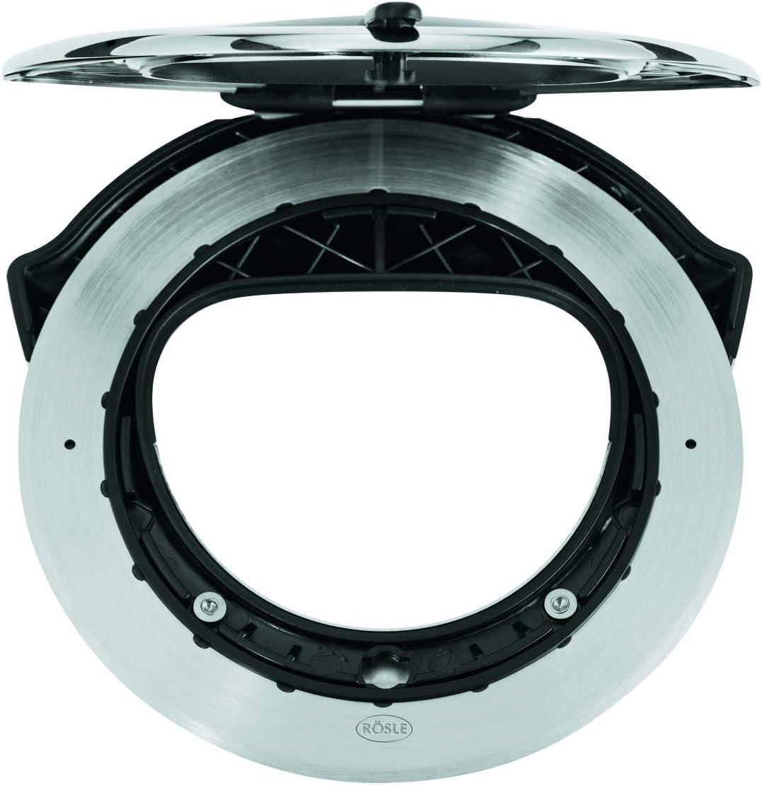 imageRsle 12718 Stainless Steel RoundHandle Pizza Cutter Wheel with Thumb Leverage 79 inWheel