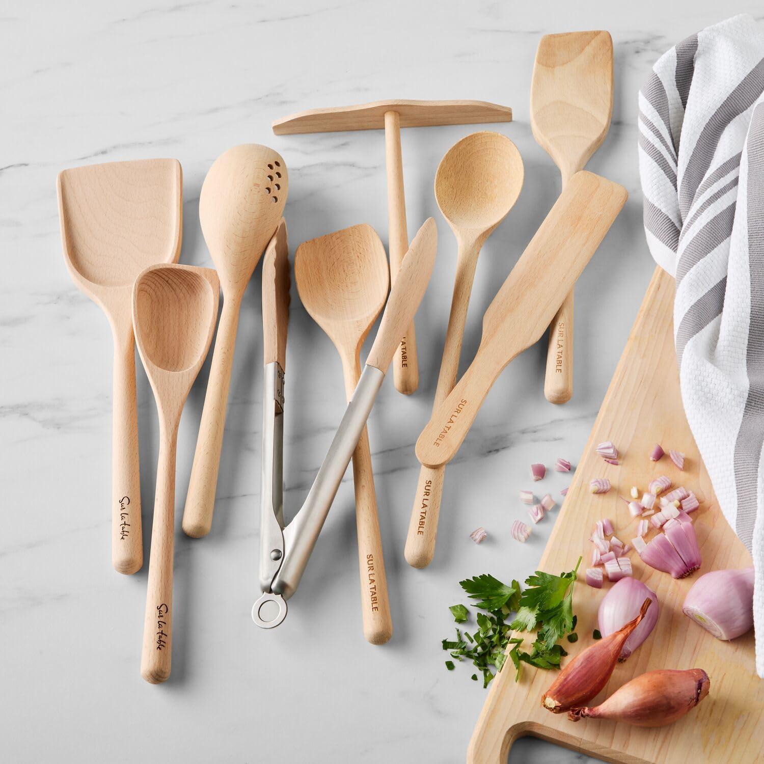 imageSur La Table Beechwood Saut Spoon Tan