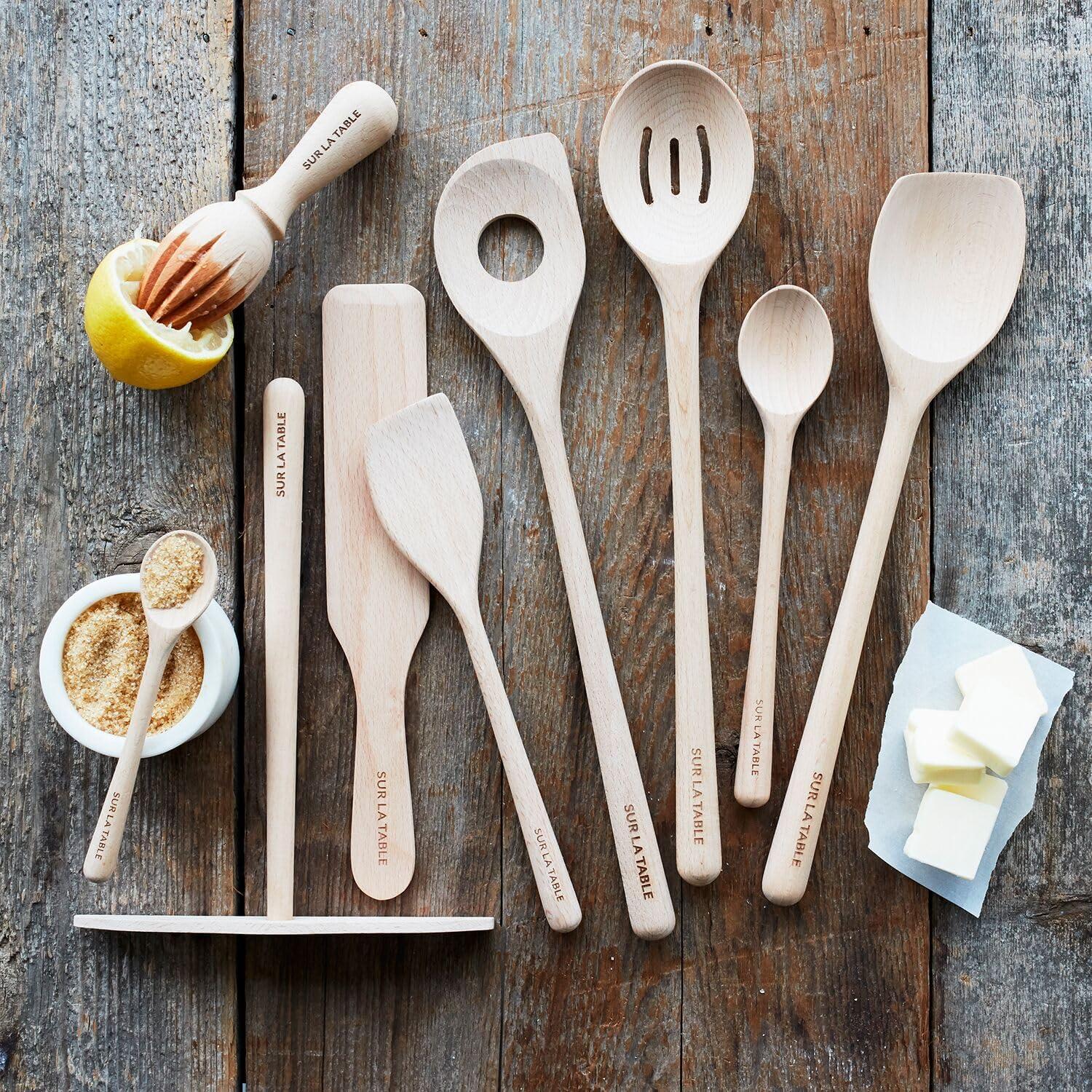 imageSur La Table Beechwood Saut Spoon Tan