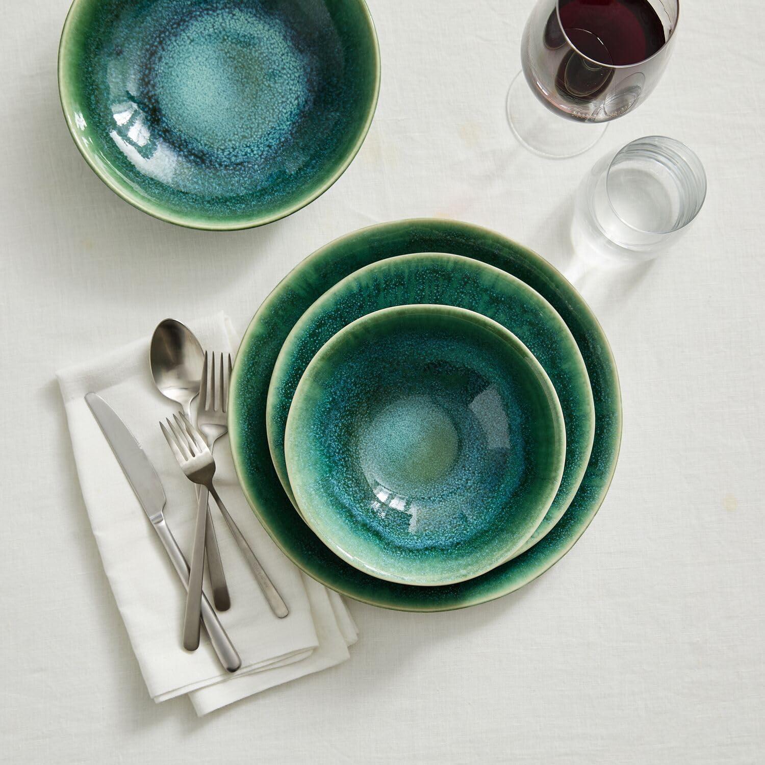 imageSur La Table Cloud Emerald Salad Plate Emerald Green