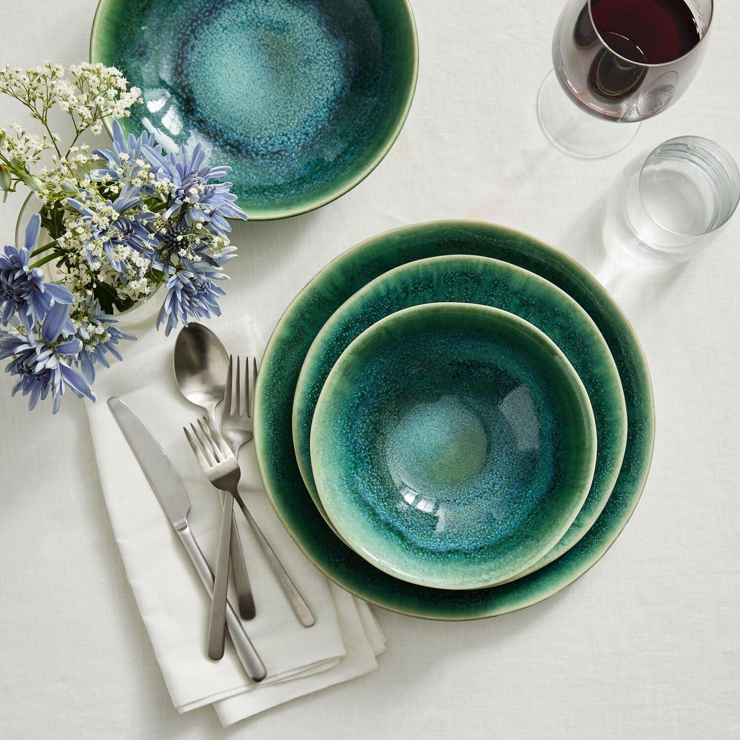 imageSur La Table Cloud Emerald Salad Plate Emerald Green