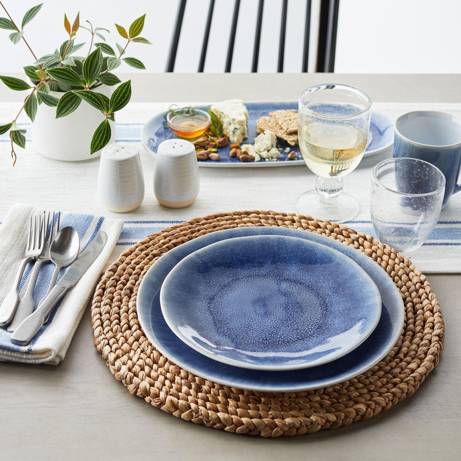 imageSur La Table Cloud Salad Plate WhiteBlue