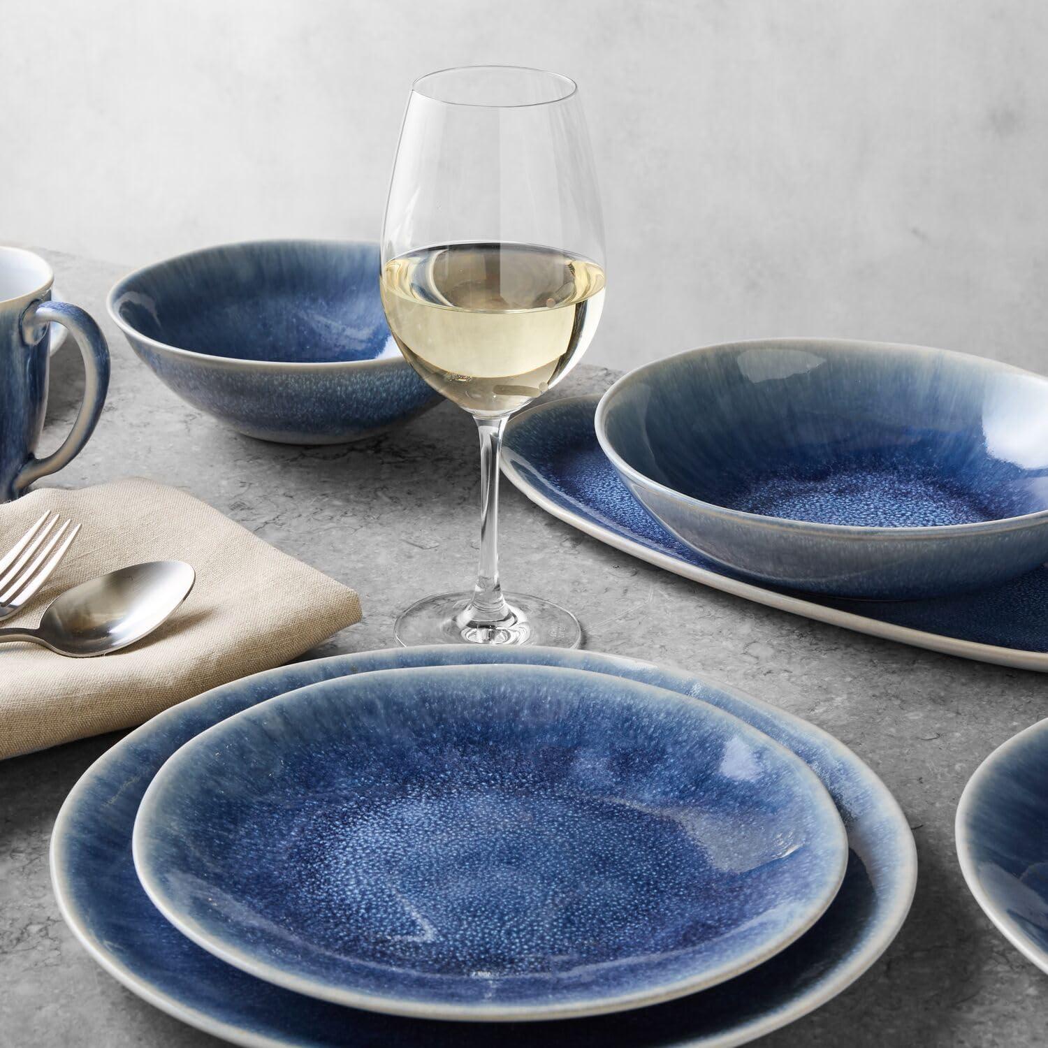 imageSur La Table Cloud Salad Plate WhiteBlue