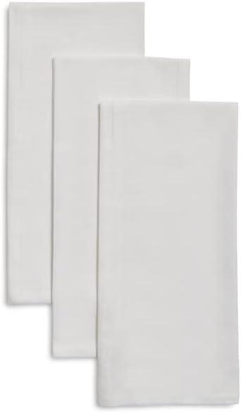 imageSur La Table Flour Sack Cotton Kitchen Towels Set of 3 34 x 32 Machine Washable UltraAbsorbent Dish Drying amp Cleaning Cloths for Everyday Use Durable Natural Cotton