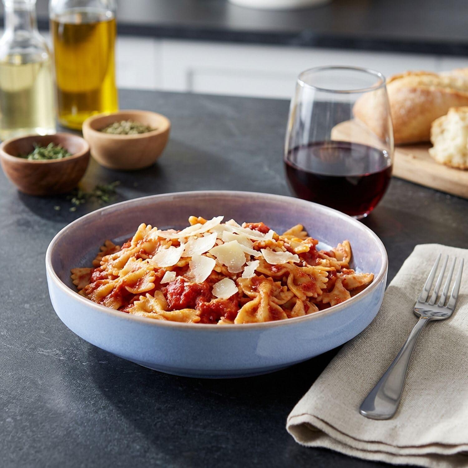 imageSur La Table Lucent Reactive Glaze Pasta Bowl Lavender