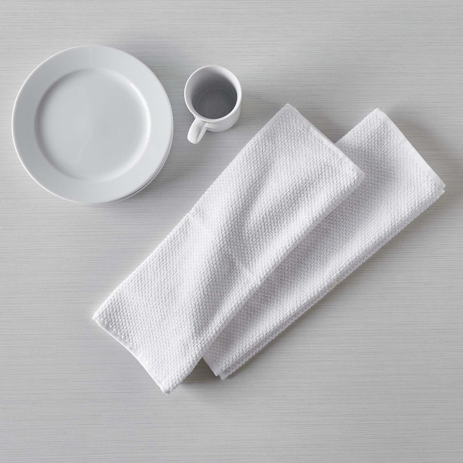 imageSur La Table Organic Cotton Kitchen Towels White