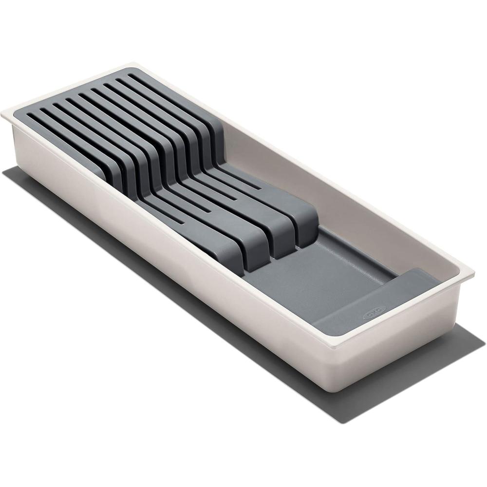imageOXO Good Grips Drawer Large Expandable Kitchen Tool Organizer WhiteCompact Pack of 1