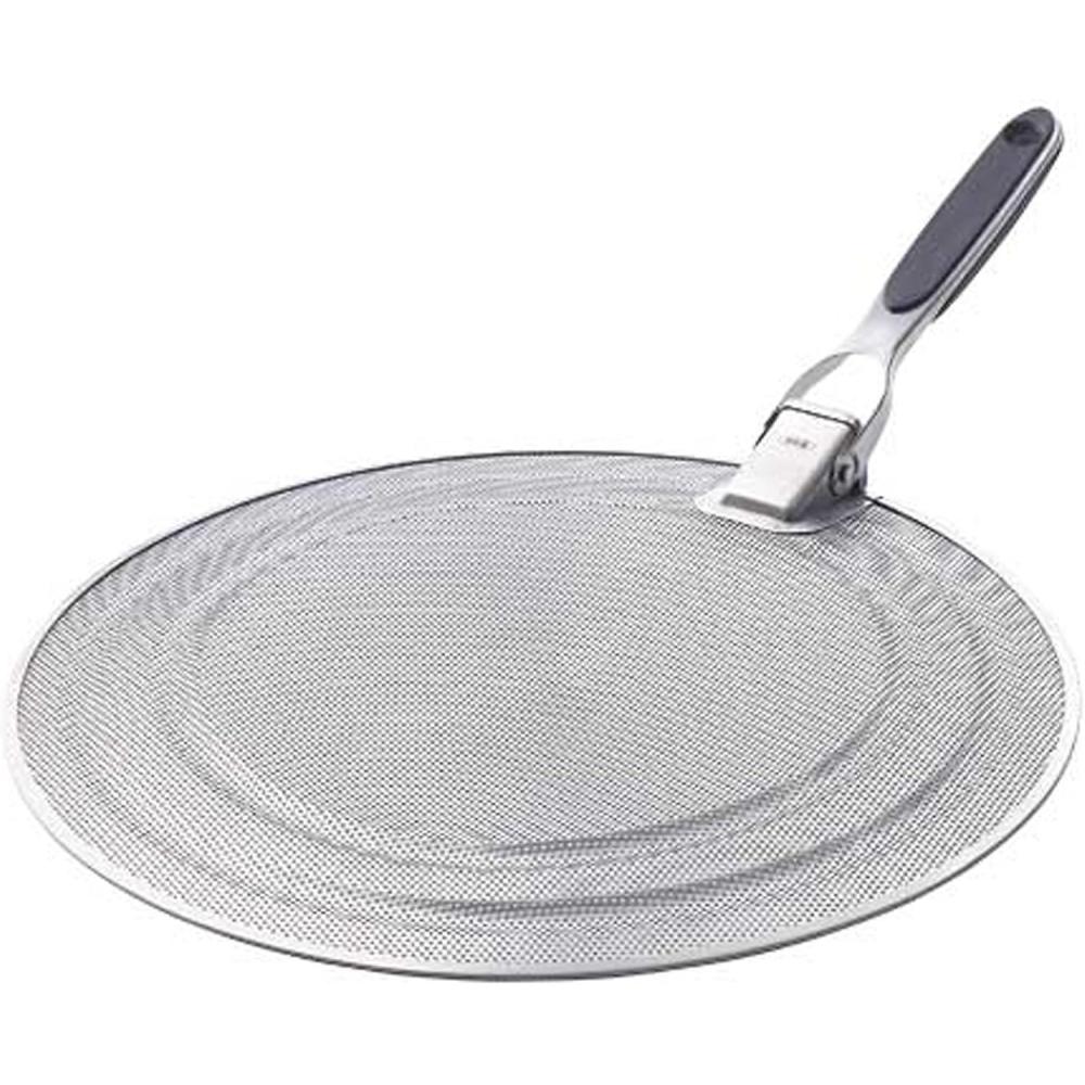 imageOXO Good Grips Stainless Steel Splatter Screen with Folding Handledishware plate