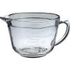 Anchor Hocking Batter Bowl, 2 Quart Glass Mixing Bowl with Red Lid(Clear)