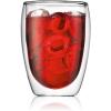 Bodum 8oz Pavina Double Wall Glasses, High Heat Borosilicate Glass, Set of 2, Clear(Set of 6)