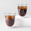 Bodum 8oz Pavina Double Wall Glasses, High Heat Borosilicate Glass, Set of 2, Clear(Set of 6)