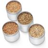 Breville Commercial BSM600AWC0NUC1 Classic Smokehouse Wood Chip Kit for Smoking Gun Pro CSM700, 4 Piece, Hickory, Mesquite, Applewood, and Cherrywood(4 Piece)