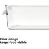 OXO Good Grips Fridge Organization Bin 8 in x 14 in – for Cheese, Meat, Fish and More(8 in x 14 in (Pack of 2))