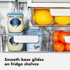OXO Good Grips Fridge Organization Bin 8 in x 14 in – for Cheese, Meat, Fish and More(8 in x 14 in (Pack of 2))