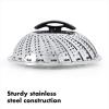 OXO Good Grips Stainless Steel Steamer With Extendable Handle(Steamer)