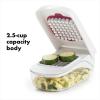 OXO Good Grips Vegetable and Onion Chopper with Easy Pour Opening White(One Size)