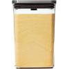 OXO Steel POP Container Big Medium Square – 4.4 Qt for Flour, Sugar and More,Grey(4.4 QT/4.2 L)