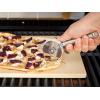 Rösle 12718 Stainless Steel Round-Handle Pizza Cutter Wheel with Thumb Leverage 7.9 in.(Cutter)