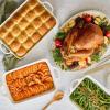Sur La Table 1 Qt Porcelain Baking Dish – Rectangular Casserole Baker for Pasta, Roasted Veggies & Desserts, Classic White Glaze, Oven to Table, Nesting Bakeware, Dishwasher