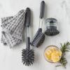 Sur La Table Washed Waffle Dishcloths, Set of 3, Gray(Gray)