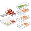 OXO Good Grips Adjustable Fridge Shelf Riser(8 Count(Pack of 1))