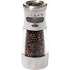 OXO Good Grips Contoured Mess-Free Pepper Grinder, Adjustable Ceramic Grinder with Five Settings, Black Pepper Mill for Home and Kitchen, Spice Tool and Kitchen Gadget(Gray)
