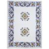 Sur La Table Deruta-Style Linen Kitchen Towel, Blue