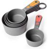 Sur La Table Measuring Cups, Set of 5, Gray