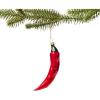 Sur La Table Red Chile Pepper Glass Ornament