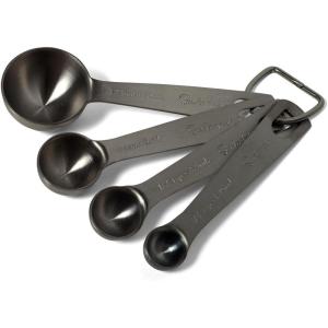 Sur La Table Black Measuring Spoons, Set of 4