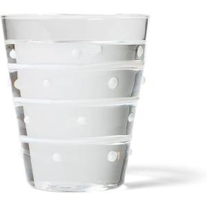 Sur La Table Dot & Dash Tumbler, White