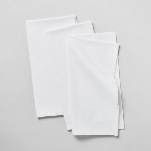 Sur La Table Flour Sack Cotton Kitchen Towels – Set of 3, 34″ x 32″, Machine Washable, Ultra-Absorbent Dish Drying & Cleaning Cloths for Everyday Use, Durable Natural Cotton