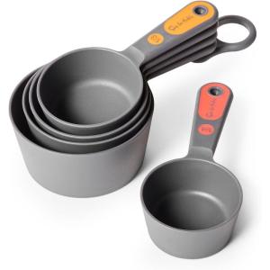 Sur La Table Measuring Cups, Set of 5, Gray