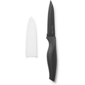 Sur La Table Serrated Paring Knife, Slate(Black)