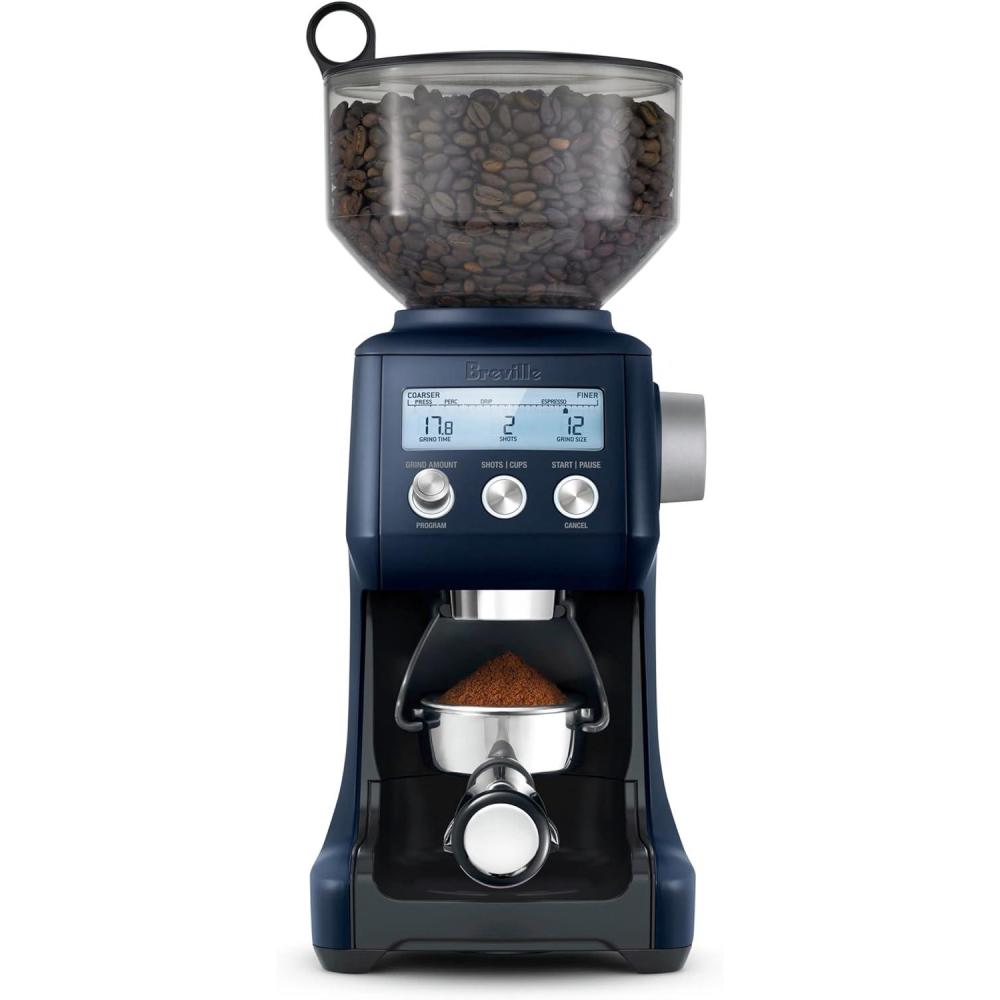 imageBreville BCG820DBL Smart Grinder Pro for Coffee and Espresso Damson BlueDamson Blue