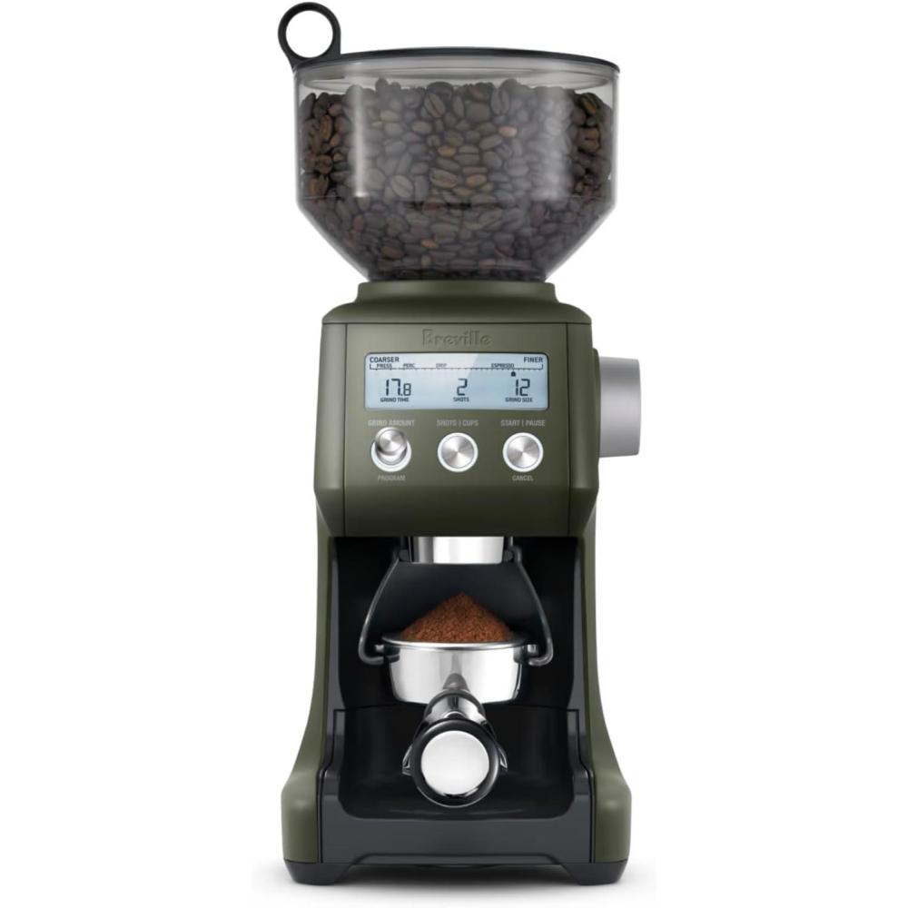 imageBreville BCG820DBL Smart Grinder Pro for Coffee and Espresso Damson BlueOlive Tapenade