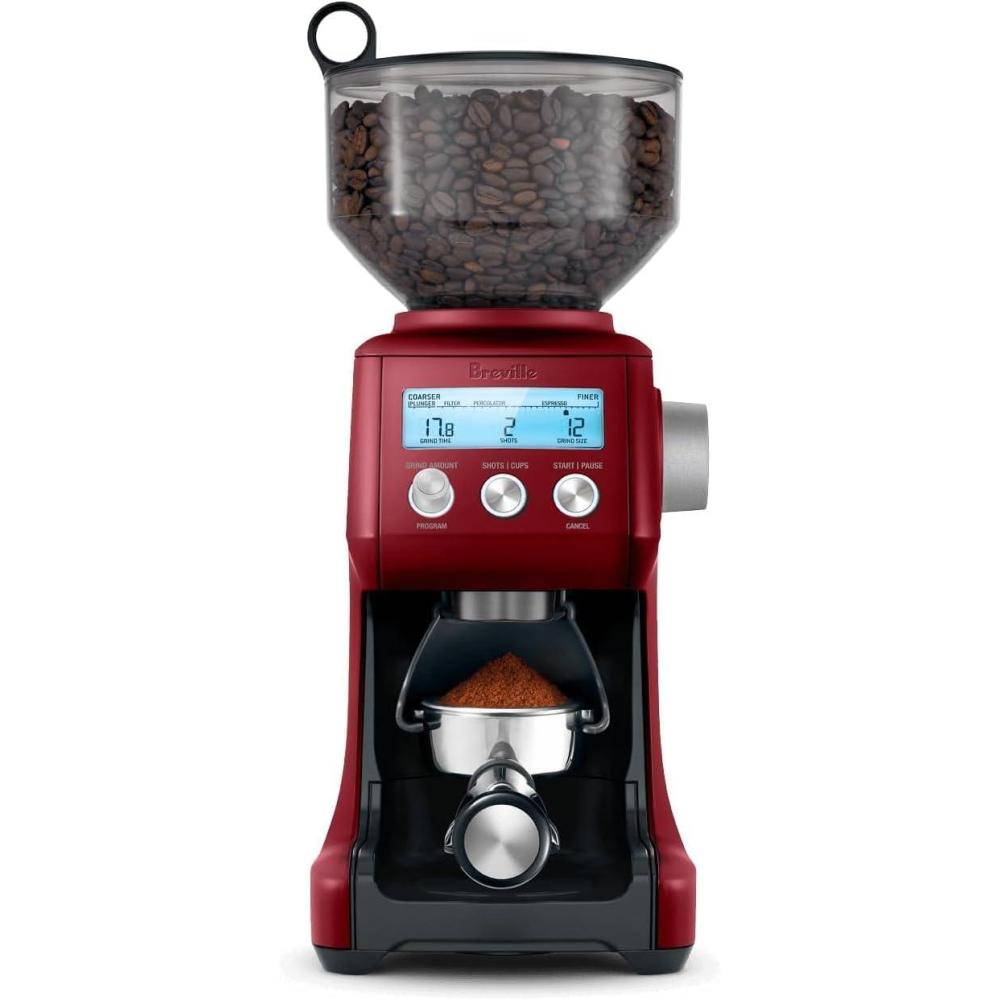 imageBreville BCG820DBL Smart Grinder Pro for Coffee and Espresso Damson BlueRed Velvet Cake
