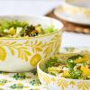 Sur La Table Citrus Bloom Serving Bowl, Yellow