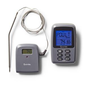 Sur La Table Leave-in Probe Thermometer, Gray