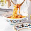Sur La Table Nova Deruta Pasta Serving Bowl – 12″ Handcrafted Italian Earthenware – Renaissance-Inspired Design, Vibrant Glaze, Made in Italy