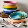 Sur La Table Lucent Reactive Glaze Pasta Bowl, Yellow